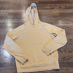 Lululemon Men's light yellow/gold Hoodie, m